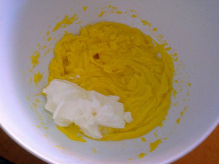 Aperitiv cu mazare - 4; Umplutura: maioneza+smantana
