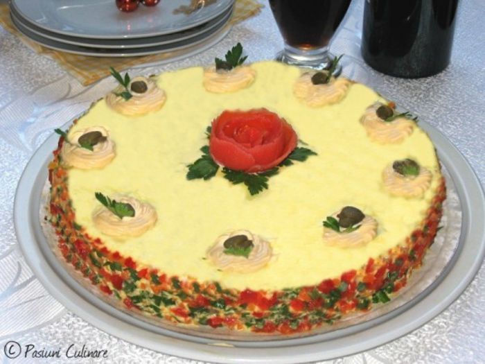 salata de boeuf - Idei de aranjare a platourilor pentru mese festive