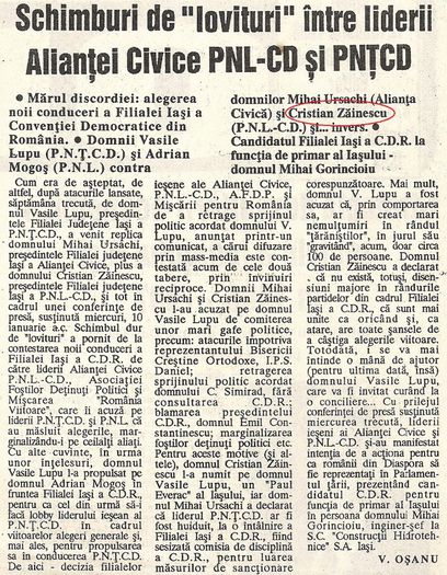 Opinia, Iasi 12 ianuarie 1996 - 1996