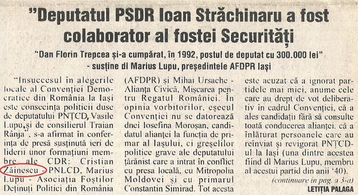 24 Ore, Iasi 14 iunie 1996