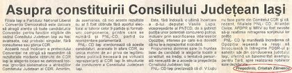 In Independentul, Iasi 29 iunie 1996 - 1996