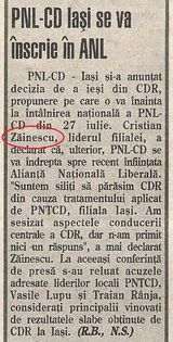 Ziua, Bucuresti 9 iulie 1996