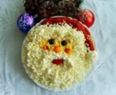 salata "Mos craciun"