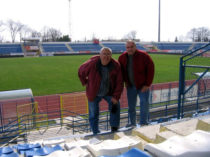 Cu Traian Balan pe stadionul din Iasi; Martie 2008
