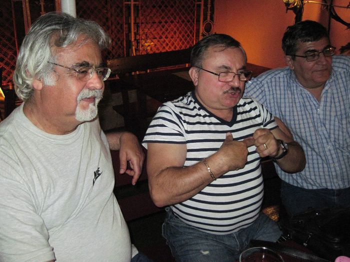Mihnea Radu, Mihai Balta si Mircea Golescu; Bucuresti mai 2011
