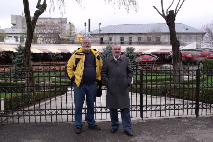 Cu Mihnea Radu in Iasi martie 2012; Pe strada Lapusneanu, gradina Corso
