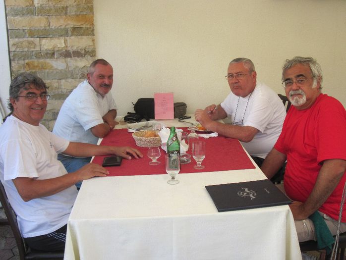 Pranzul (Golescu, Zainescu, Balan, Radu); Constanta octombrie 2012
