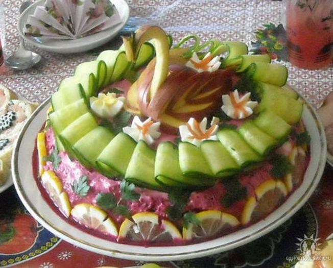 salata hering sub o haina de blana