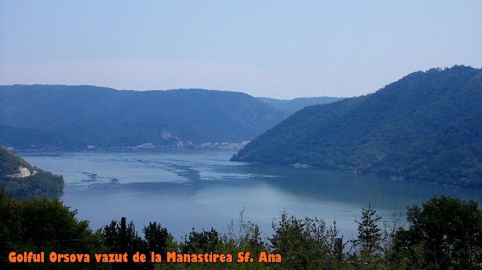 550. Golful Orsovei vazut de la Manastirea Sf. Ana