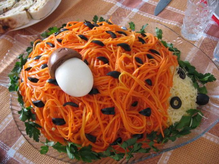 salata arici morcov coreeana