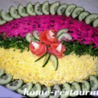 salata hering sub o haina de blana