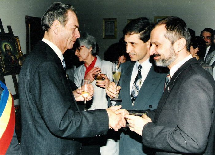 Reintalnire cu M.S. Regele Mihai I; La Palatul Roznovanu, Iasi 4 mai 1997
