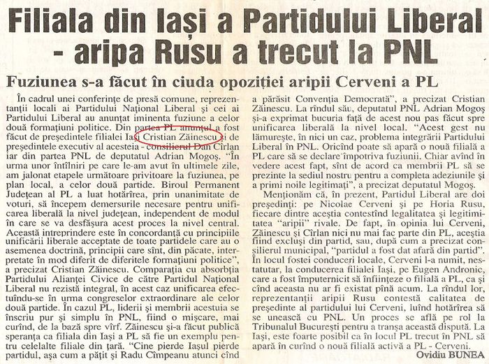 Ziua de Iasi, 6 iunie 1998