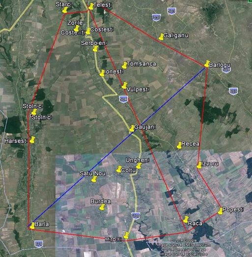 asezare localitati - 8 PLan de zbor 2014