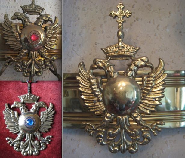 Vultur Bicefal H=20cm [1]; DECOR / Turnatura
