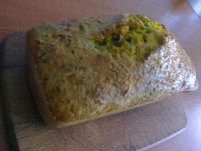 Chec taranesc cu slanina afumata, ceapa verde si marar - 3