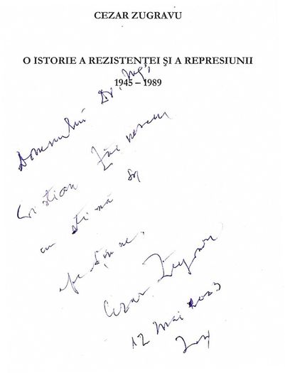 Dedicatie, 12 mai 2003