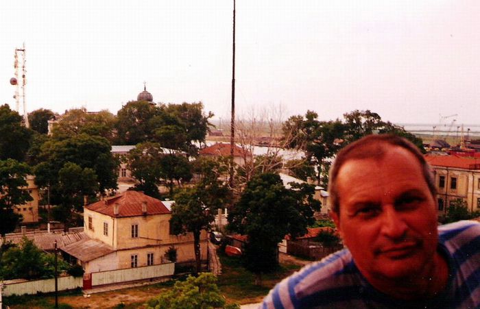 Sulina, vedere din farul vechi, iunie 2003