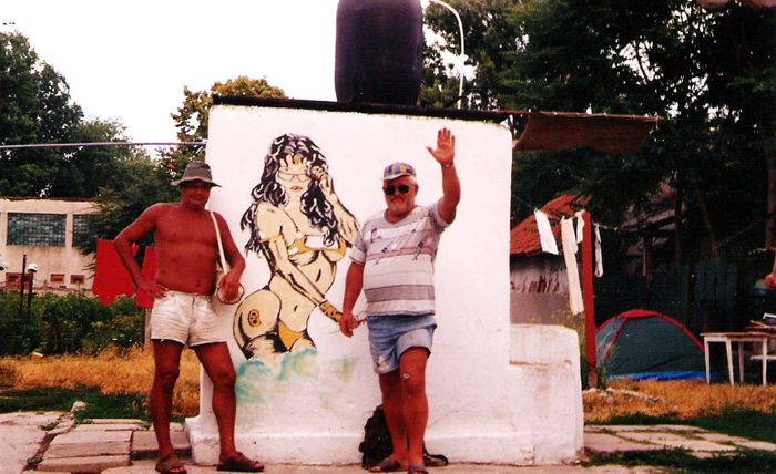 Cu Dinu Naescu in Costinesti, iunie 2003