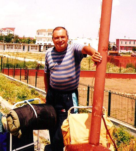 La plecarea din  gara Costinesti; iunie 2003
