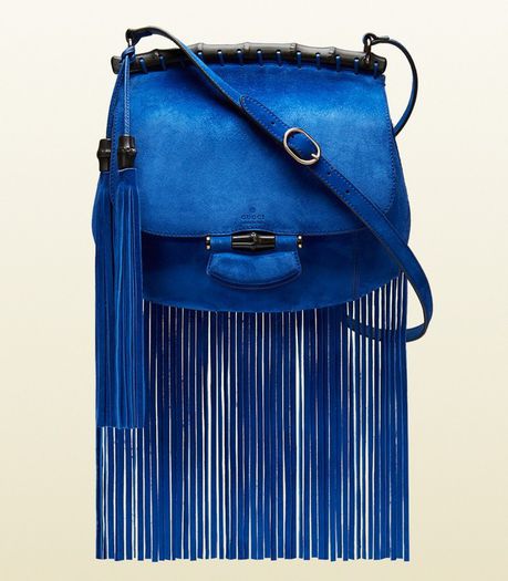 Gucci-Nouveau-Fringe-Suede-Shoulder-Bag - Cele mai cool modele cu franjuri din acest an