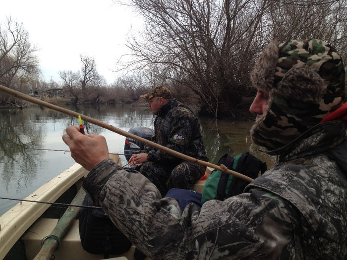 la caras pe canal - in delta februarie2014