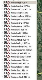 diferente km Horia - 8 PLan de zbor 2014