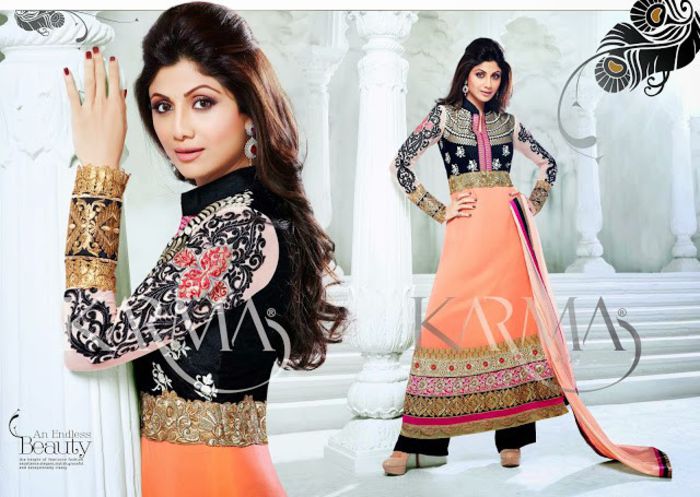 shilpa shetty in ankle-length anarkali Suits 2014 (10) - Shilpa Shetty