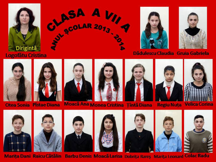 2Ai mei - 6 ROSU - Clasa a VII a 2013 - 2014