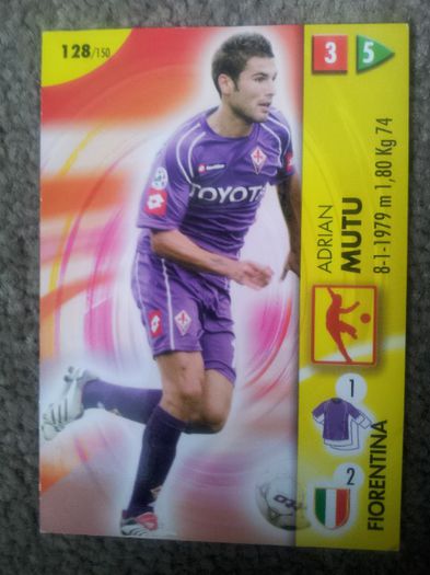 06-07 Fiorentina Card - Adrian Mutu