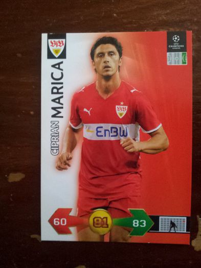 09-10 Stuttgart Cl Card - Ciprian Marica