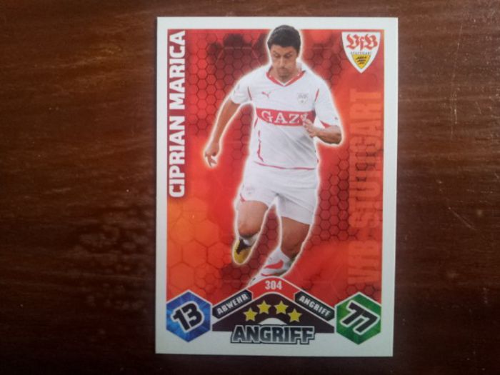 10-11 Stuttgart Card - Ciprian Marica