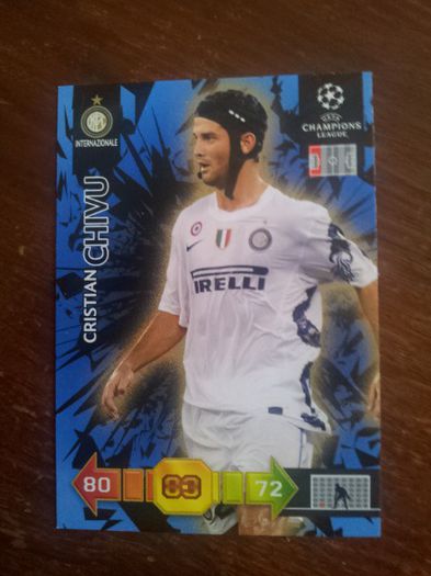 10-11 Inter CL Card - Cristian Chivu