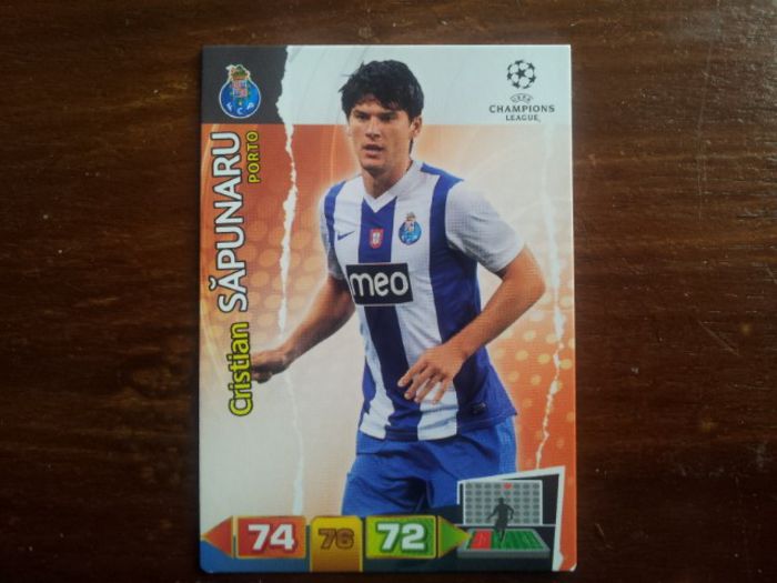 11-12 Porto CL Card - Cristian Sapunaru