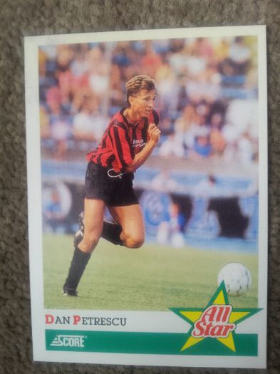 90-91 Foggia Card - Dan Petrescu