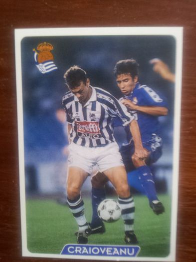 95-96 Real Sociedad card - Gica Craioveanu
