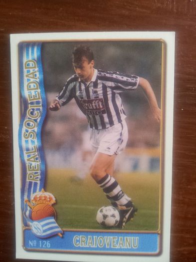 96-97 Real Sociedad Card - Gica Craioveanu