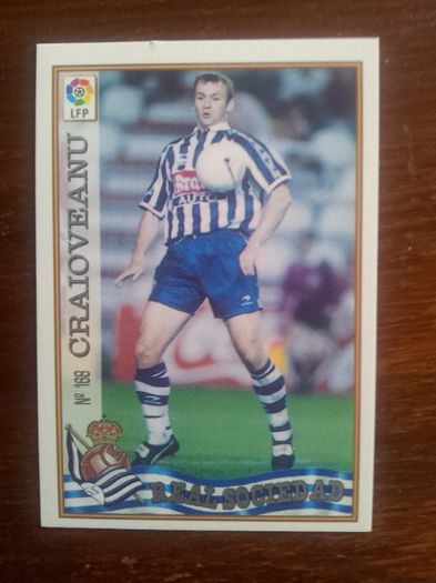 97-98 Real Sociedad Card - Gica Craioveanu