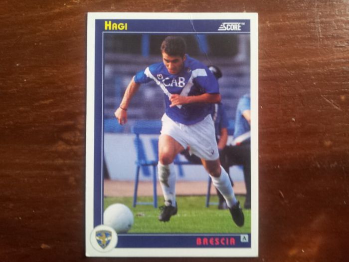 92-93 Brescia Card - Gica Hagi