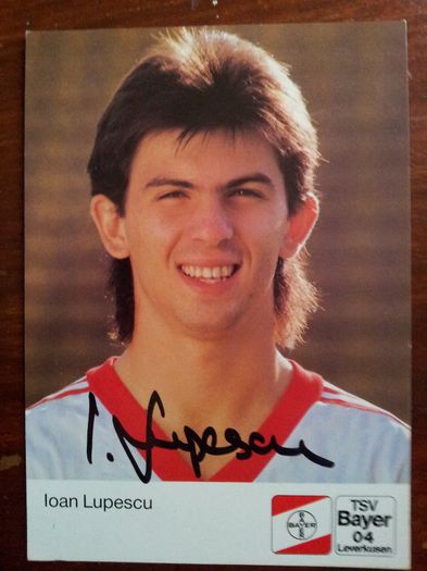 90-91 Leverkusen Autogram - Ioan Lupescu