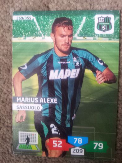 13-14 Sassuolo Card - Marius Alexe