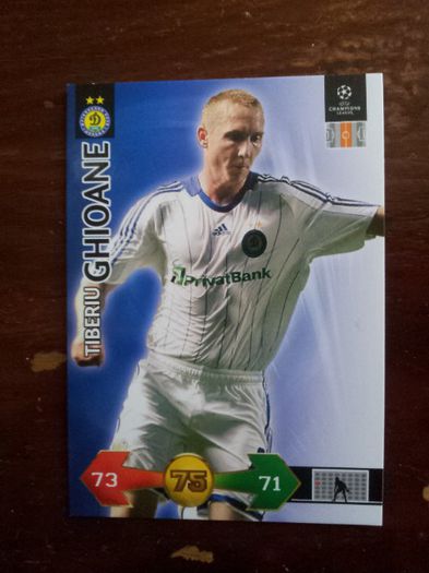 09-10 Dinamo Kiev Cl Card - Tiberiu Ghioane