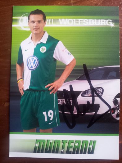 07-08 Wolfsburg Autogram - Vlad Munteanu