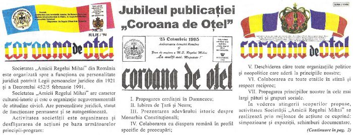 Coroana de Otel, Arad oct. 2005; Jubileu

