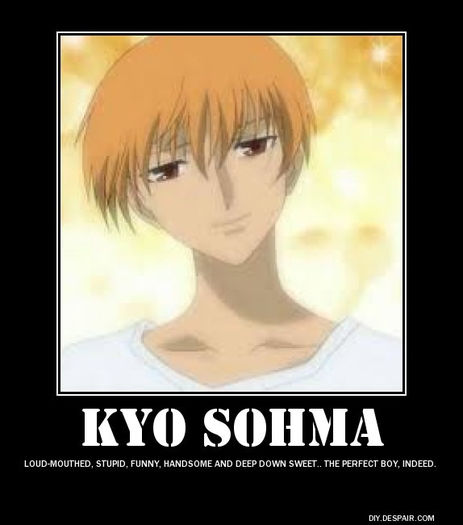 Kyo Sohma(Fruits basket ) - My favorite anime boys