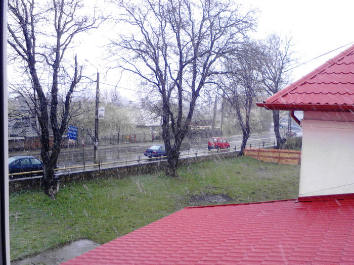 și vremea a fost ALTFEL; pe 11 april 2014 a nins
