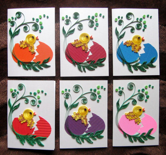 IMG_2329ok - Quilling Easter cards