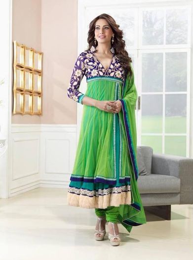 Bipasha-Basu-Designer-Anarkali-Dresses-For-Eid-2013-1 - Bipasha Basu