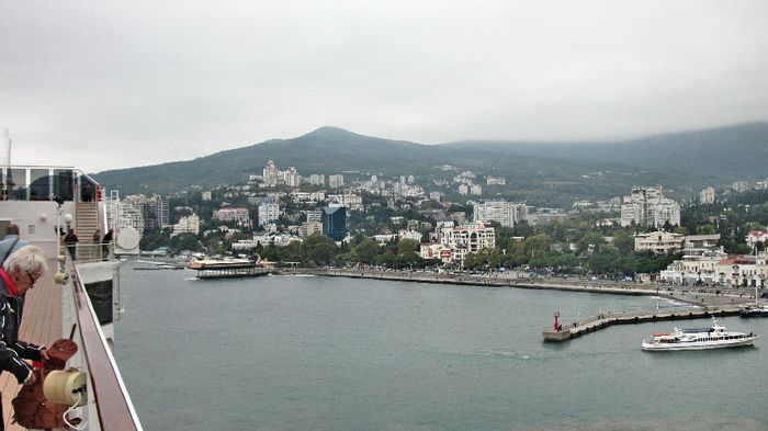 Ialta, vedere de pe vas