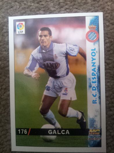 98-99 Espanyol Card - Constantin Galca